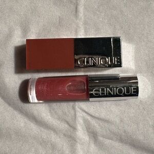Clinique Lip Lot – Pop Lip Gloss 06 Adore U & Pop Lip Colour/Primer 17 Mocha Pop